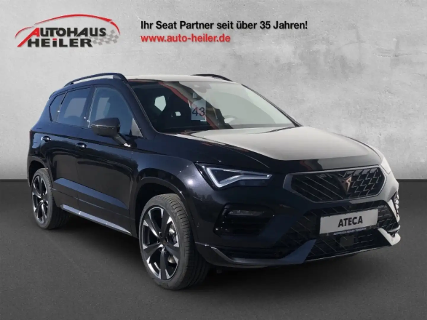 CUPRA Ateca 4Drive 2.0 TSI AHK Navi 5 Jahre GW LED Negro - 1