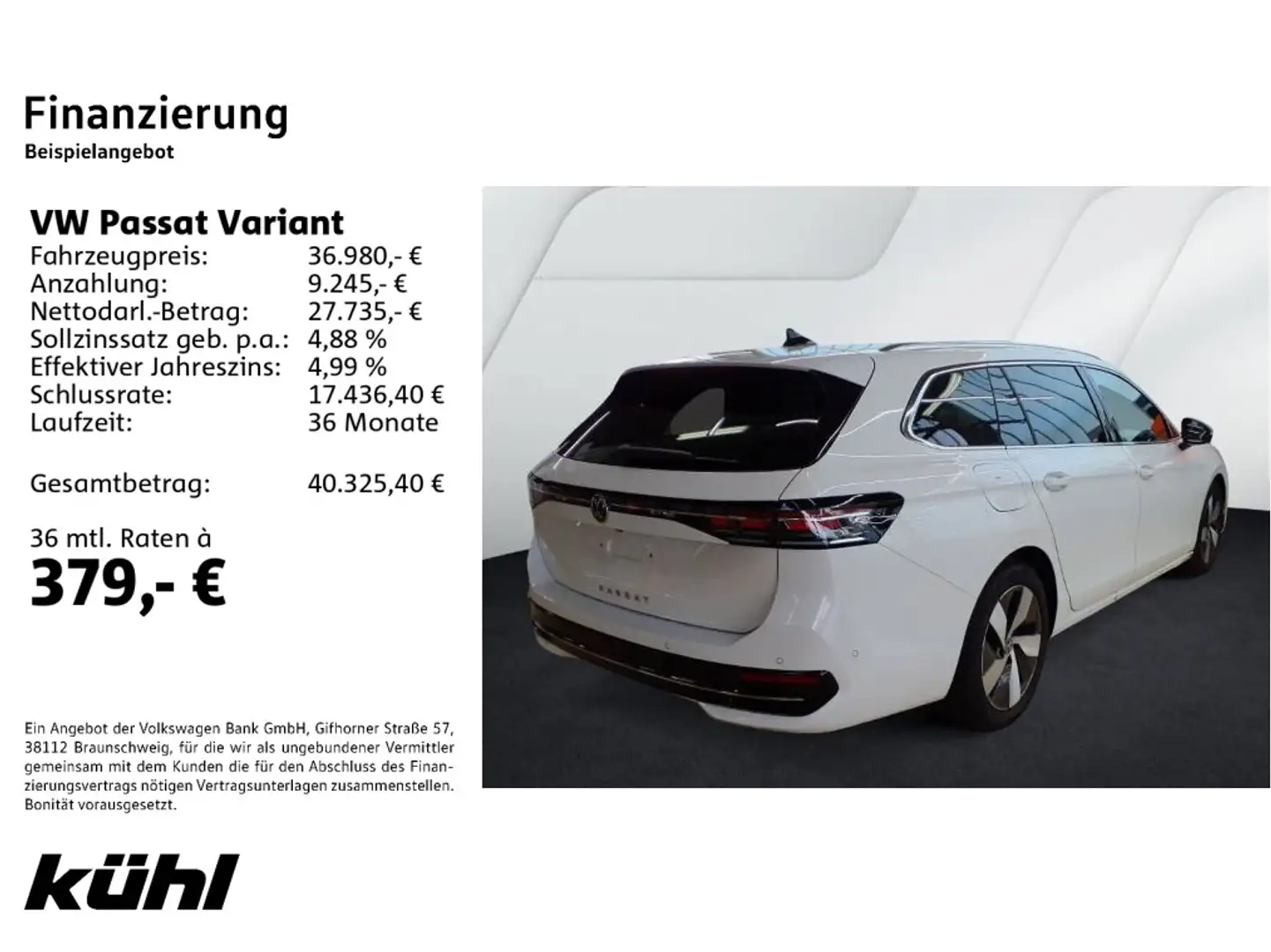 Volkswagen Passat Variant 2.0 TDI DSG Elegance IQ.Light/ACC Weiß - 2