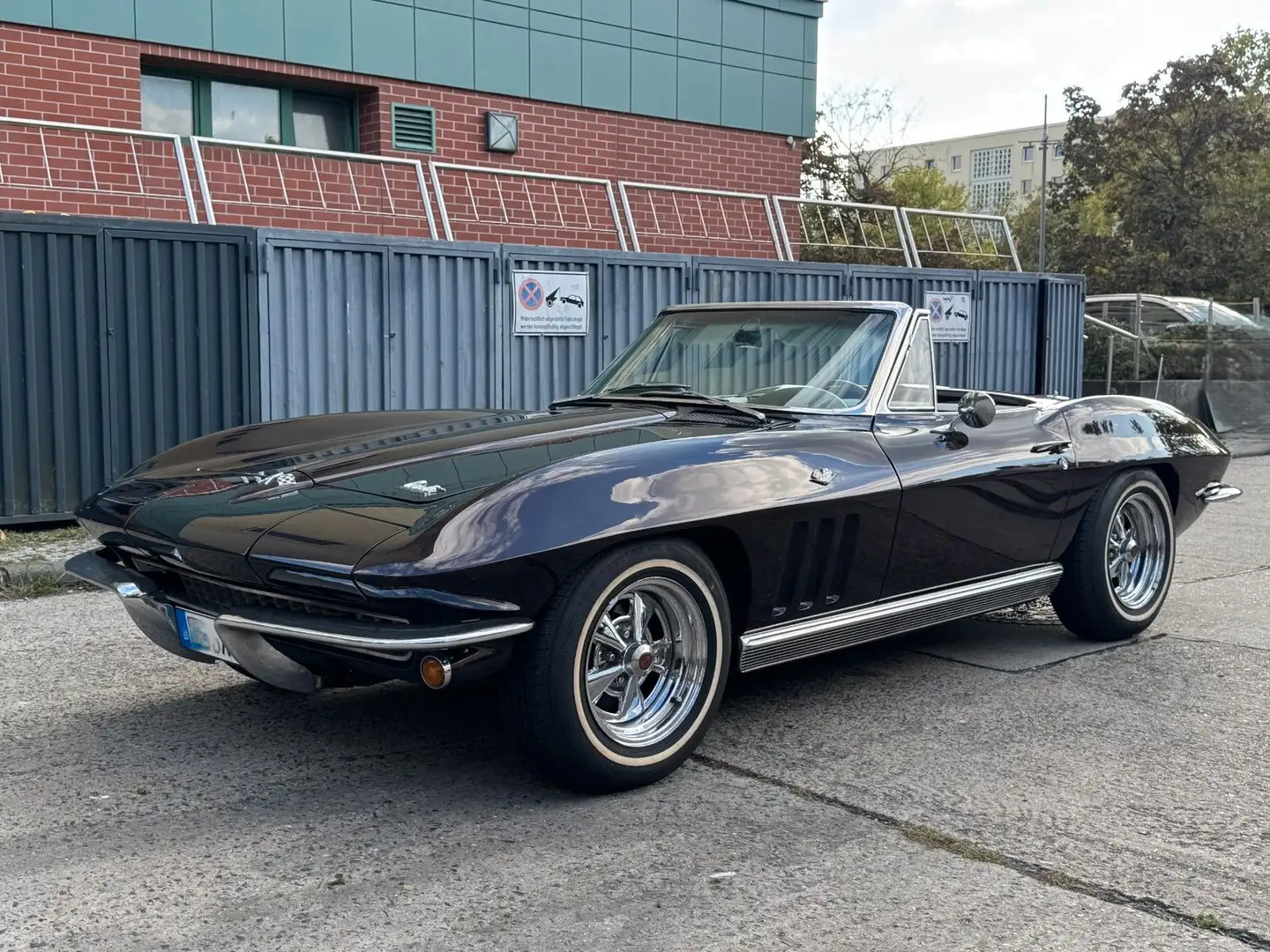 Corvette C2 Stingray 1966 V8 327 cui 4 Gang Schaltung Violett - 2