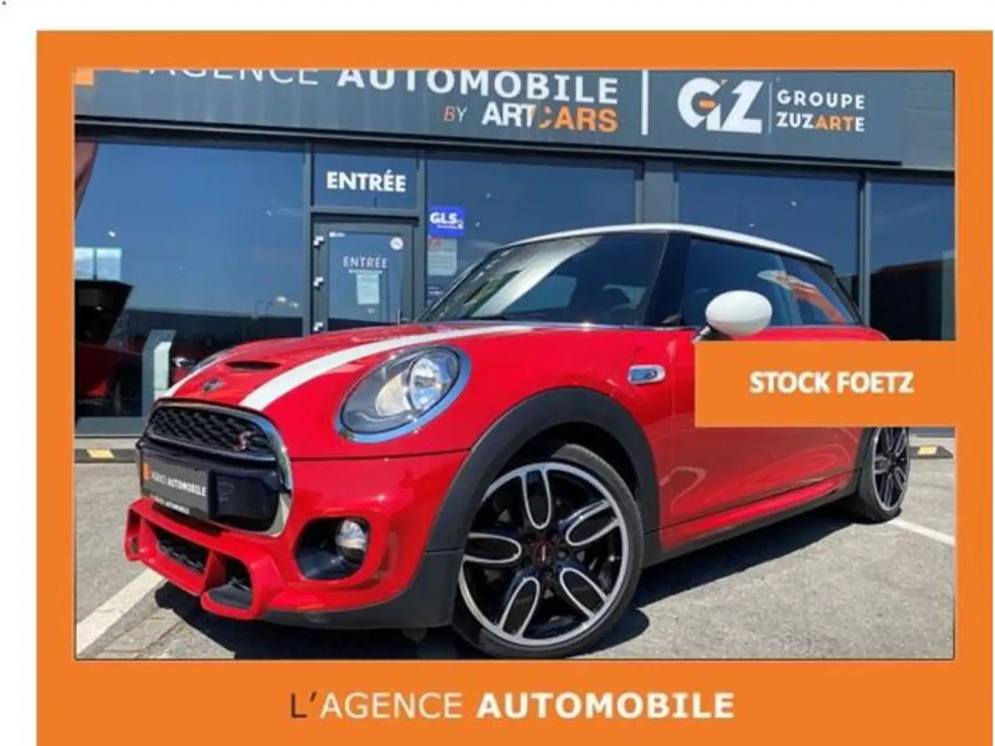 MINI Cooper S Kit JCW BVA 3P GARANTIE 12 MOIS Rouge - 1