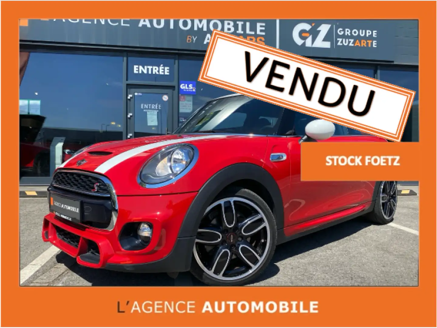 MINI Cooper S Kit JCW BVA 3P GARANTIE 12 MOI Czerwony - 1