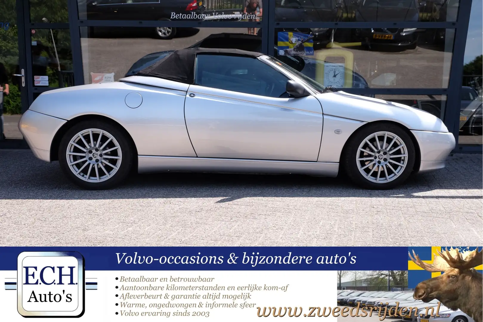 Alfa Romeo Spider 2.0-16V T.Spark,leer, 17 inch, Argent - 2