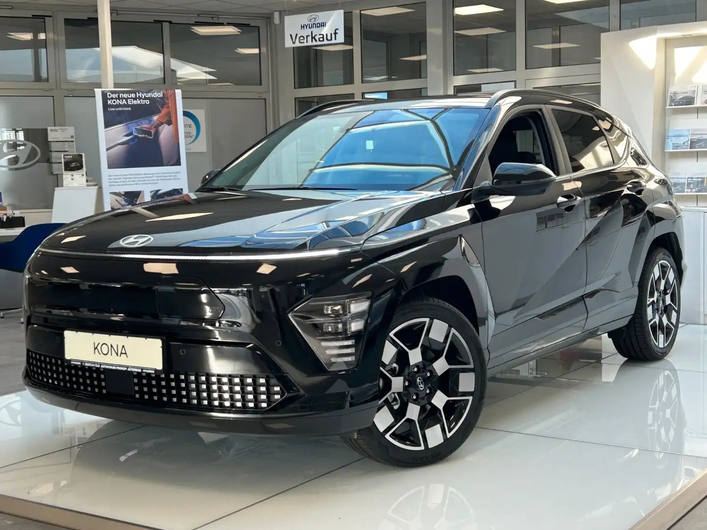 Hyundai KONA EV Prime 160kW *RW518KM*SX2*LED*ACC*HeUp* Noir - 1