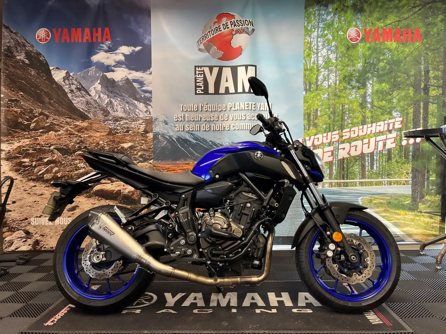 Yamaha MT-07 Blau - 1