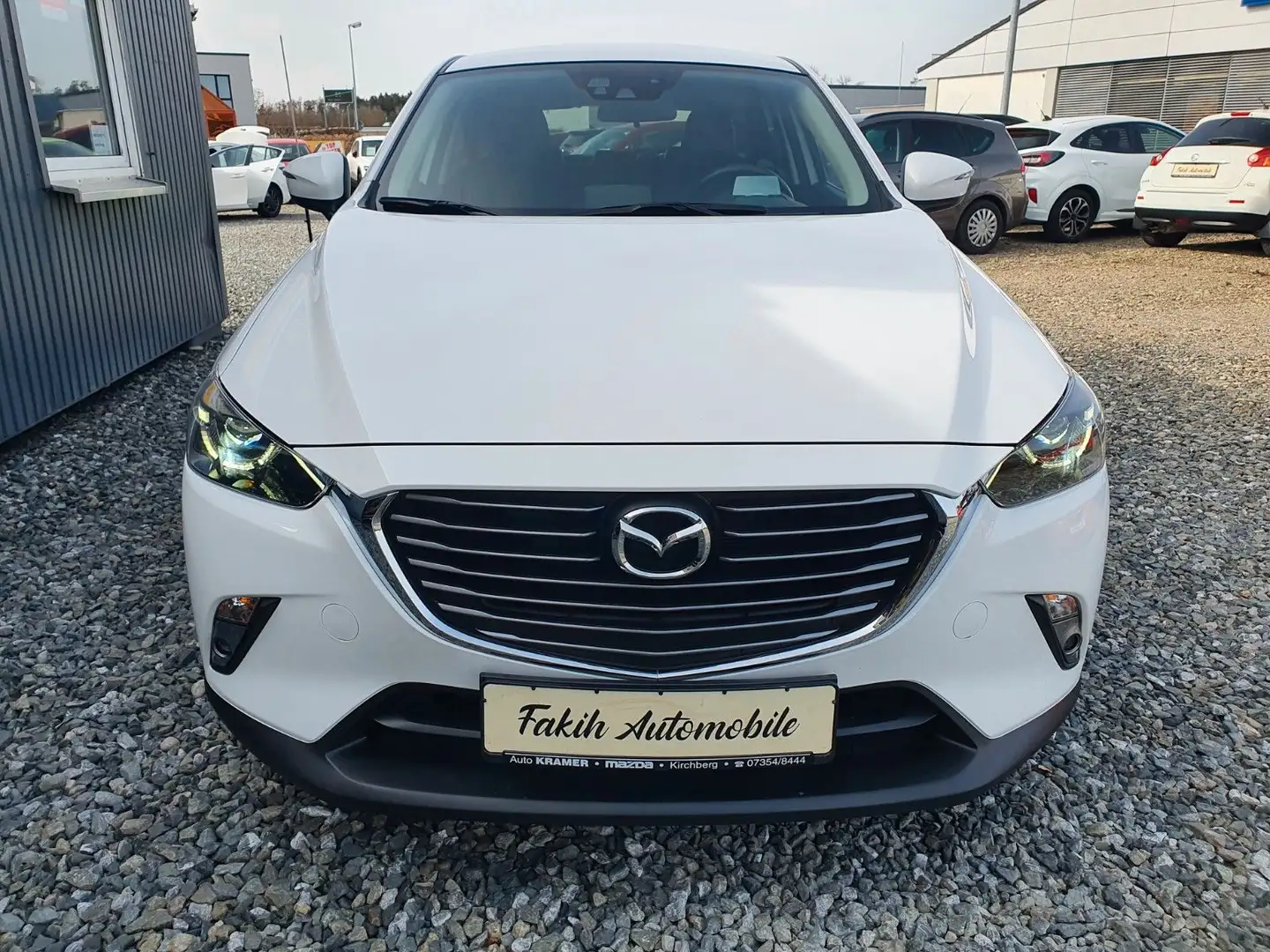 Mazda CX-3 Sports-Line Navi AHK LED Teilleder 73Tkm Bianco - 2