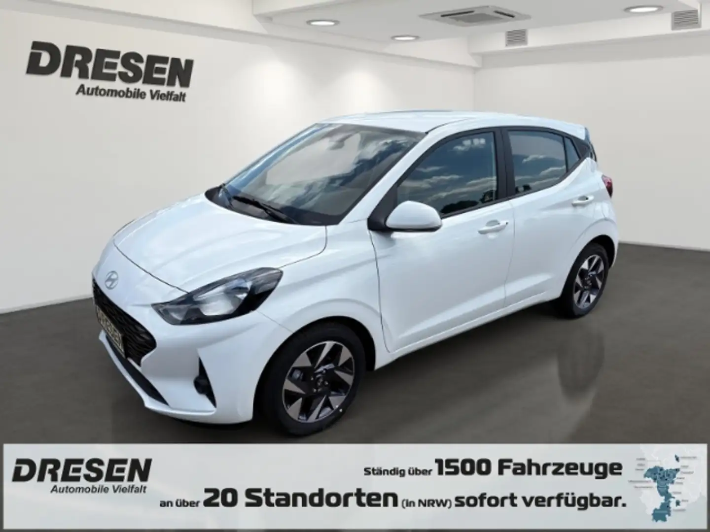 Hyundai i10 TREND 1.0l Benzin(63 PS)NAVI RFK SHZ LHZ PPS HINTE Bianco - 1