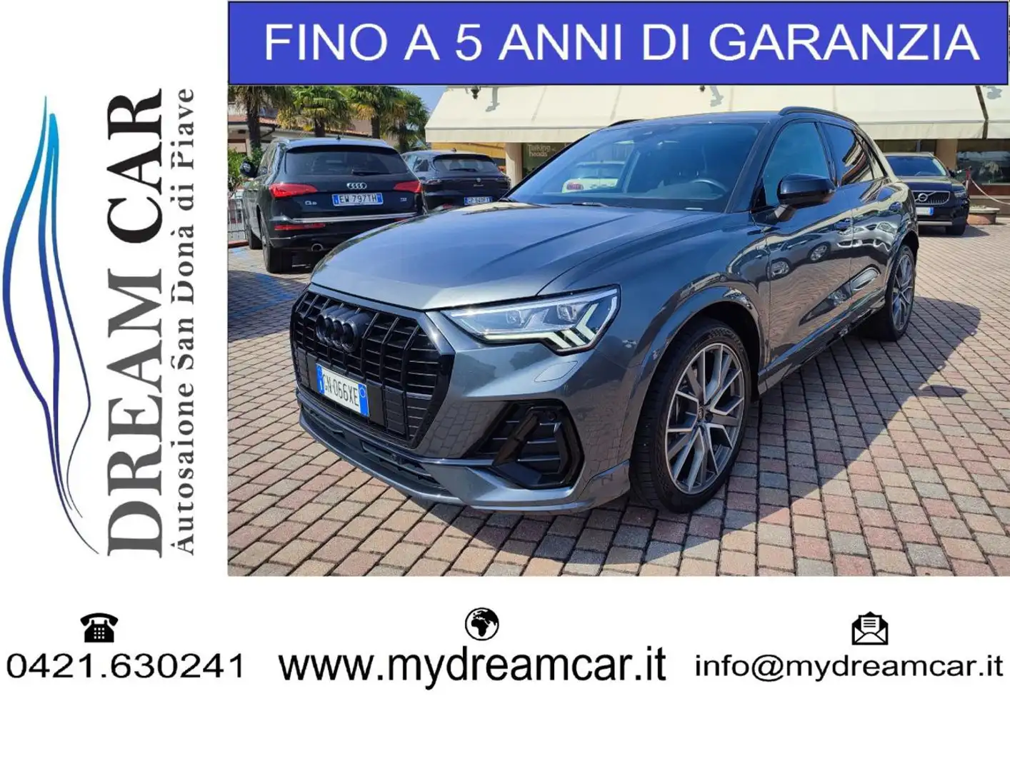 Audi Q3 40 TDI quattro S tronic S line 200CV Grigio - 1