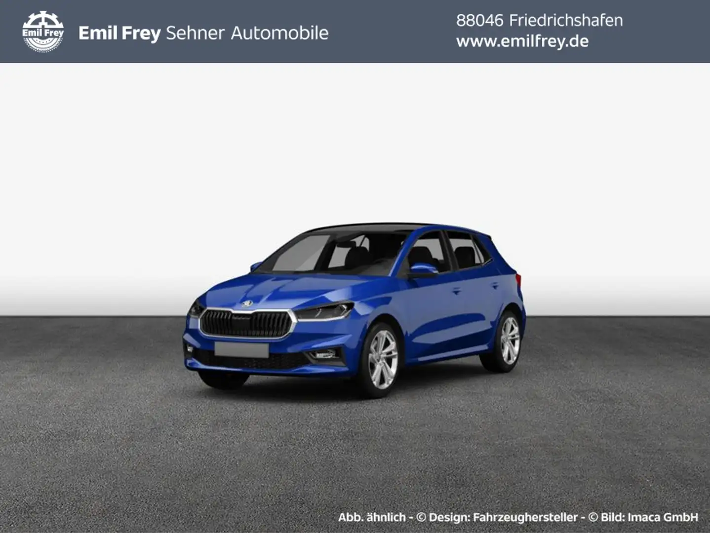 Skoda Fabia 1.0 MPI Essence 59 kW, 5-türig Blau - 1