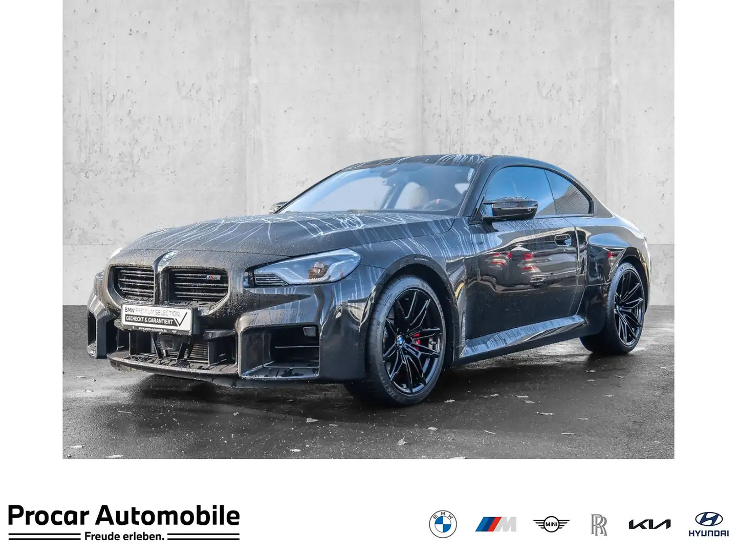 BMW M2 Coupé M Sport HUD ACC RFK NAVI LED PDC V+H Schwarz - 1