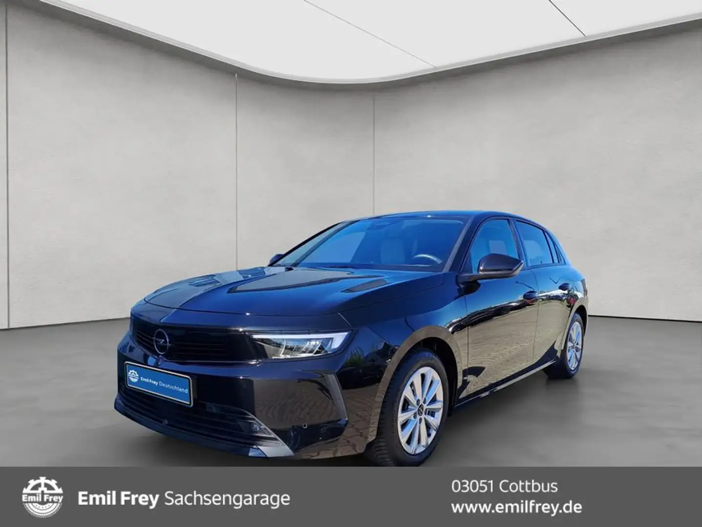 Opel Astra 1.2 Turbo Automatik Elegance Schwarz - 1