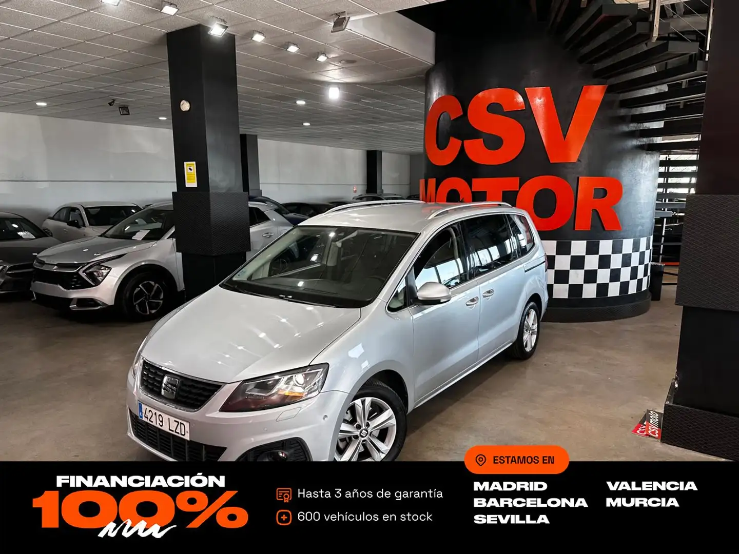 SEAT Alhambra 1.4 TSI S&S Xcellence DSG 7 plazas Plateado - 1