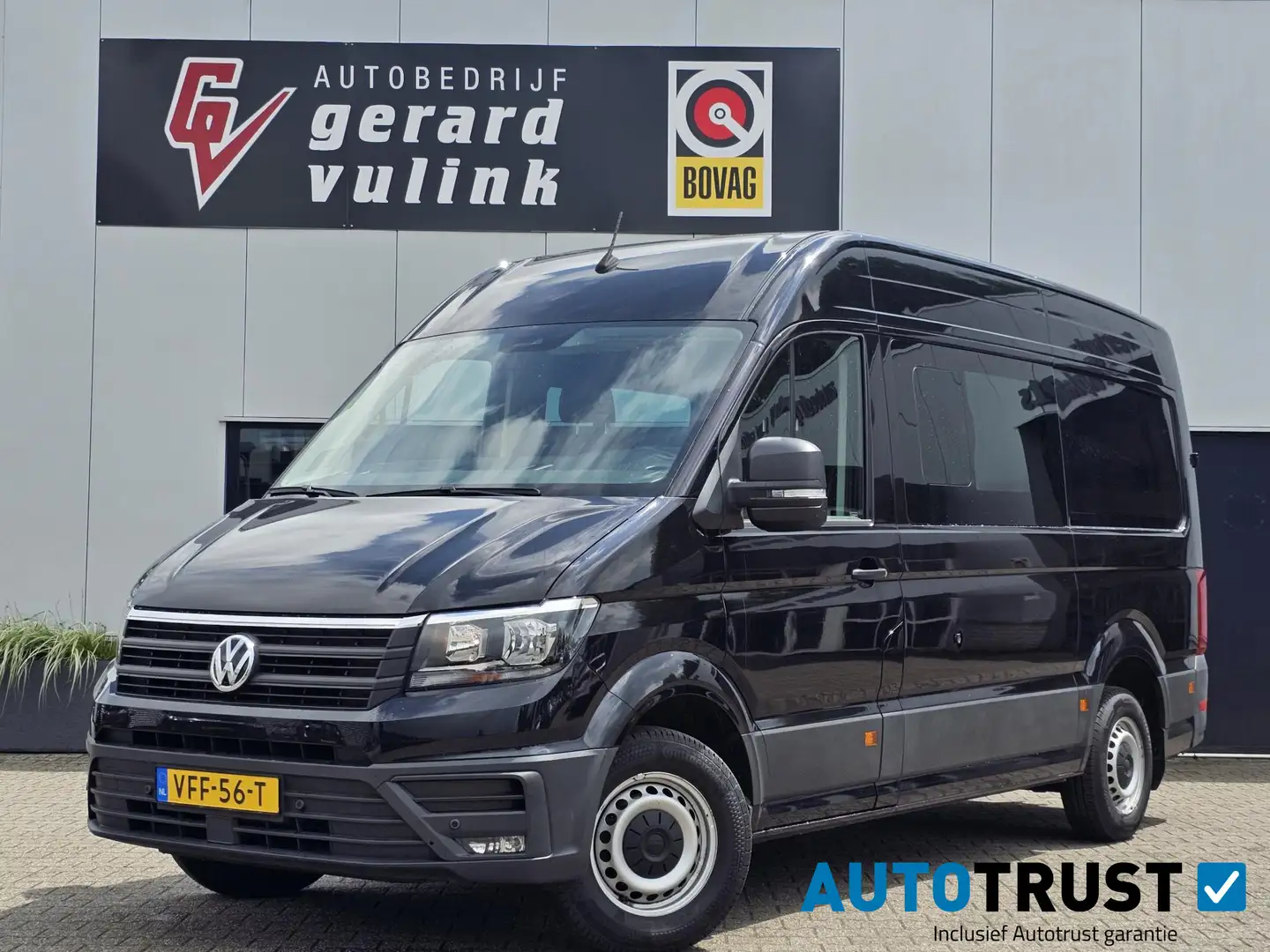 Volkswagen Crafter 2.0TDI 140PK L3H3 Highline CAMERA ELEKT SCHUIFDEUR Zwart - 1