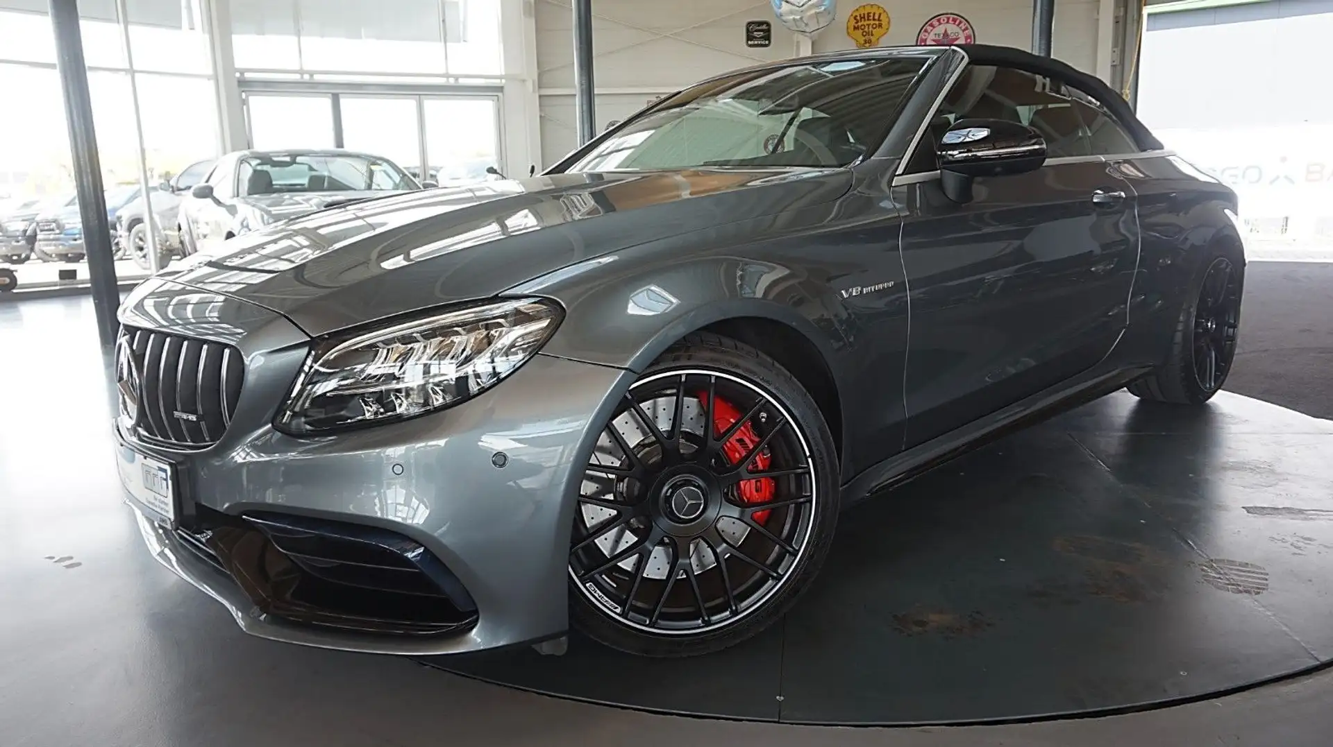 Mercedes-Benz C 63 AMG C 63S  AMG Cabrio *Aircap*Leder*Burm*Abgasan Pe* Gris - 1