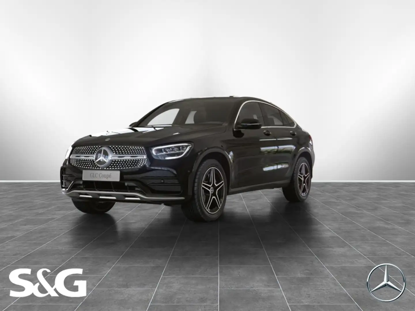 Mercedes-Benz GLC 300 Coupe AMG AHK+DISTRO+KAMERA+CARPLAY+19" Schwarz - 1