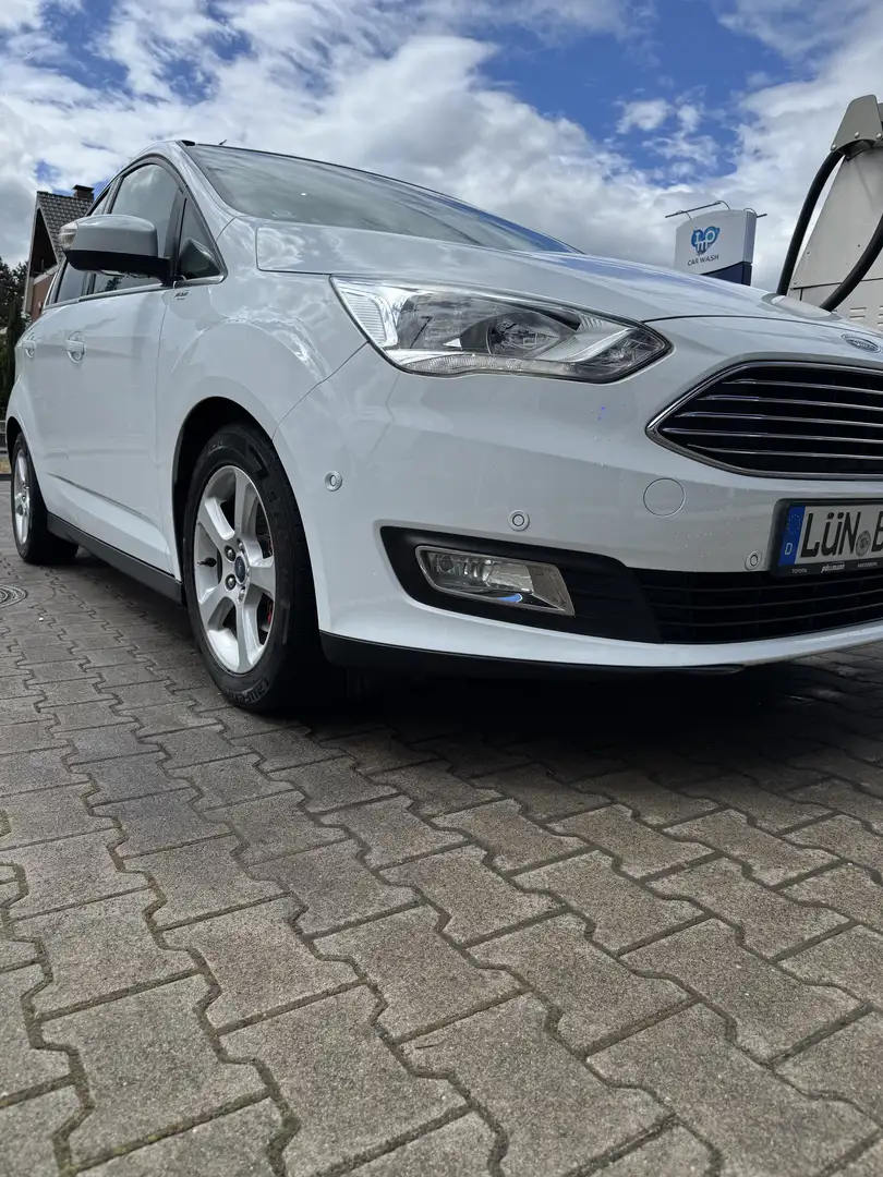 Ford C-Max 1.5 TDCi Start-Stop-System Aut. Titanium Weiß - 2