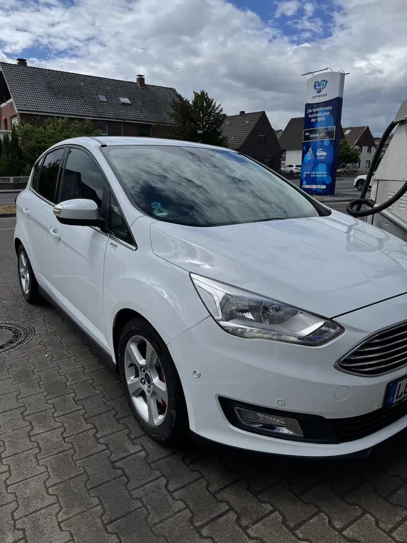 Ford C-Max 1.5 TDCi Start-Stop-System Aut. Titanium Weiß - 1