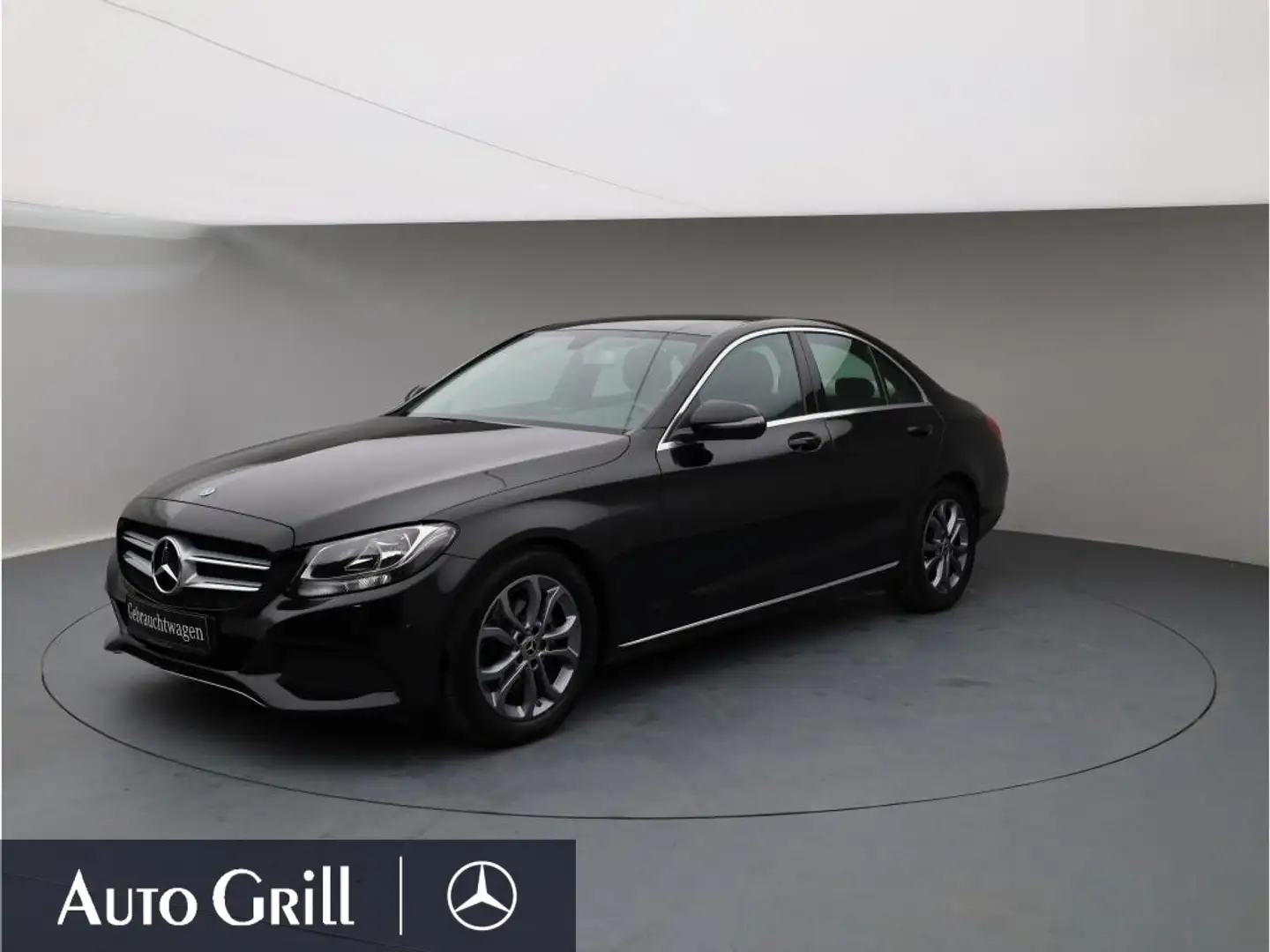 Mercedes-Benz C 180 +Avantgarde+AHK+Navi+PTS+SHZ Zwart - 1