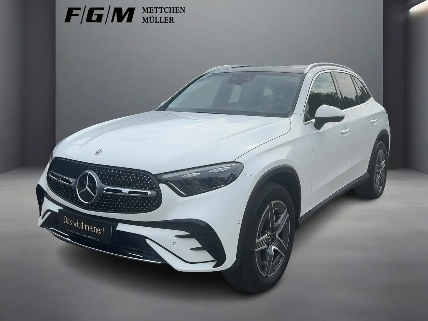 Mercedes-Benz GLC 300 d 4M AMG Line DigiLight|KeyGo|S-Dach|TWA Weiß - 1