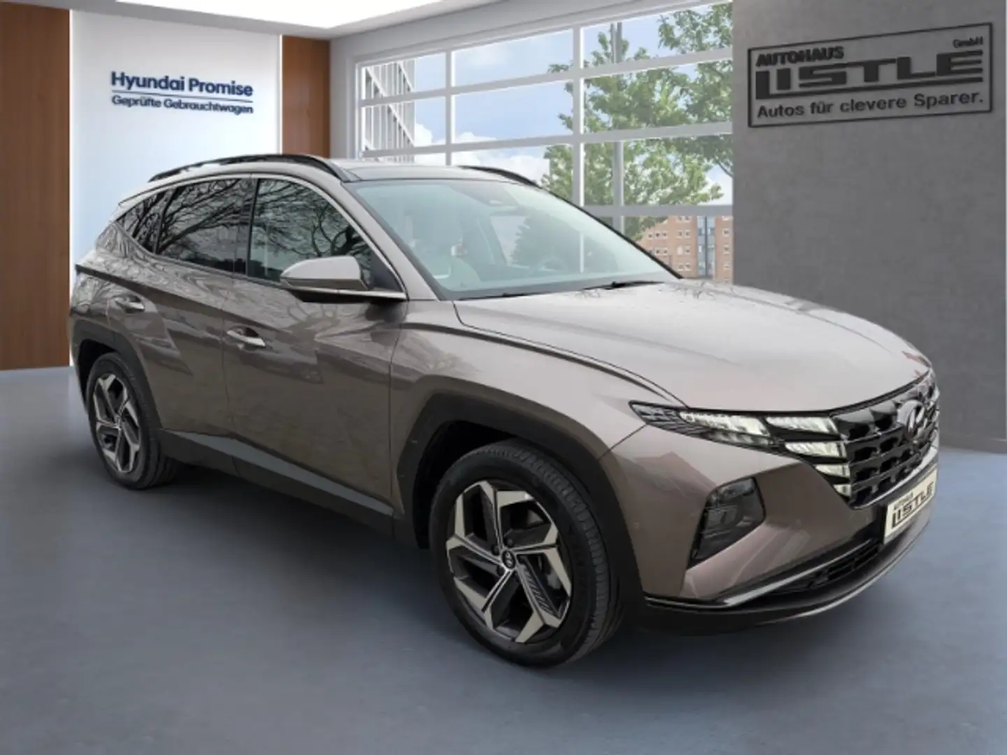 Hyundai TUCSON Prime Plug-In Hybrid 4WD +LED+LEDER+KLIMA+UVM+ Braun - 2