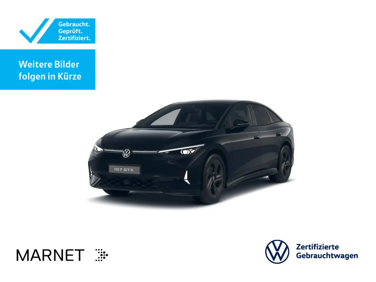 Volkswagen ID.7 GTX *Navi*Wärmep*AHK*Pano*IQ-Light*IQ-Drive Schwarz - 1