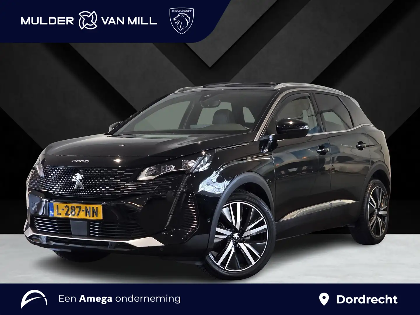 Peugeot 3008 GT Pack Business 1.2 Turbo 130pk EAT8 | SCHUIF/KAN Noir - 1