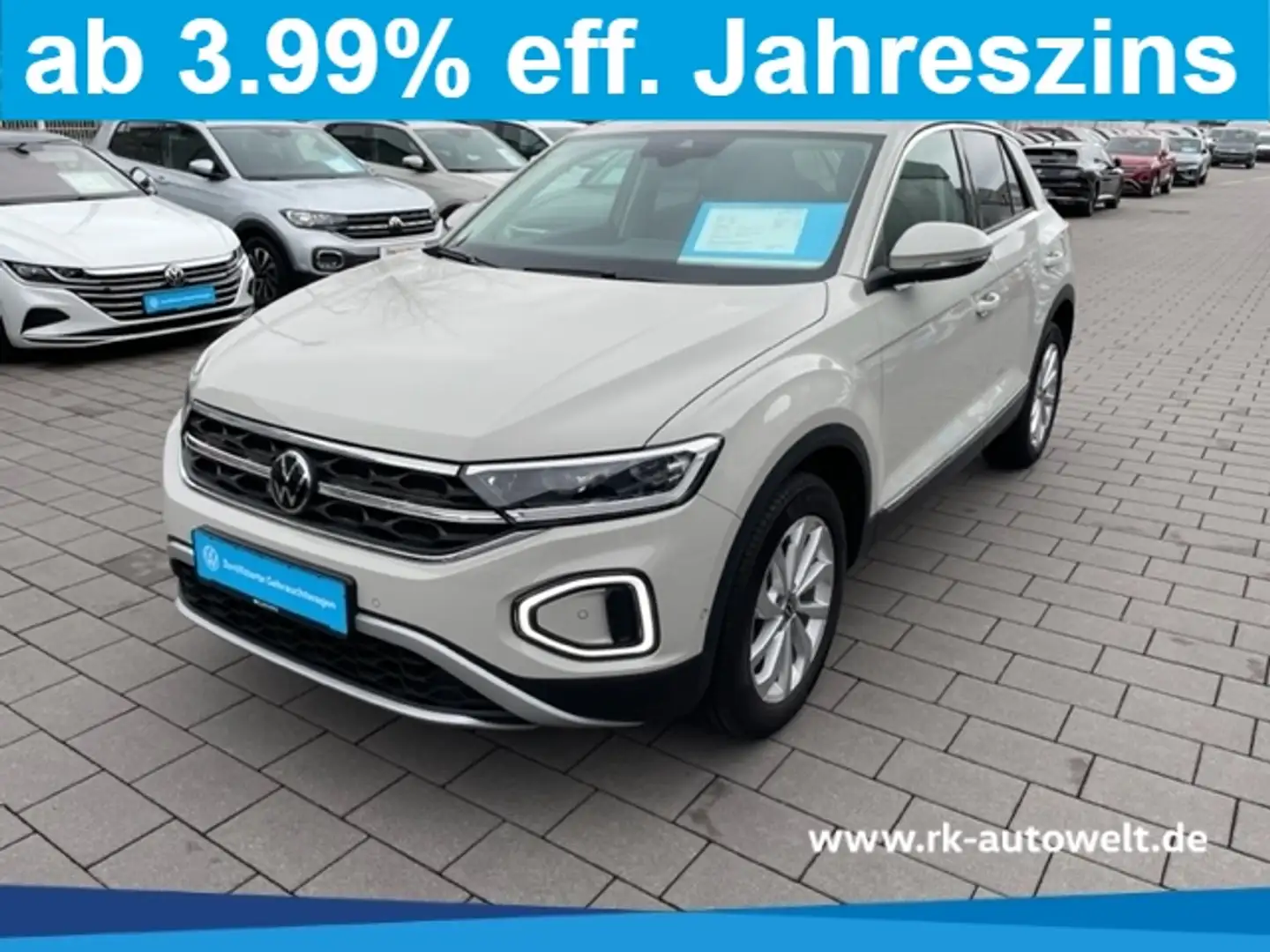 Volkswagen T-Roc 1.5 TSI Style Navi Leder AHK digitales Cockpit Sch Grau - 1