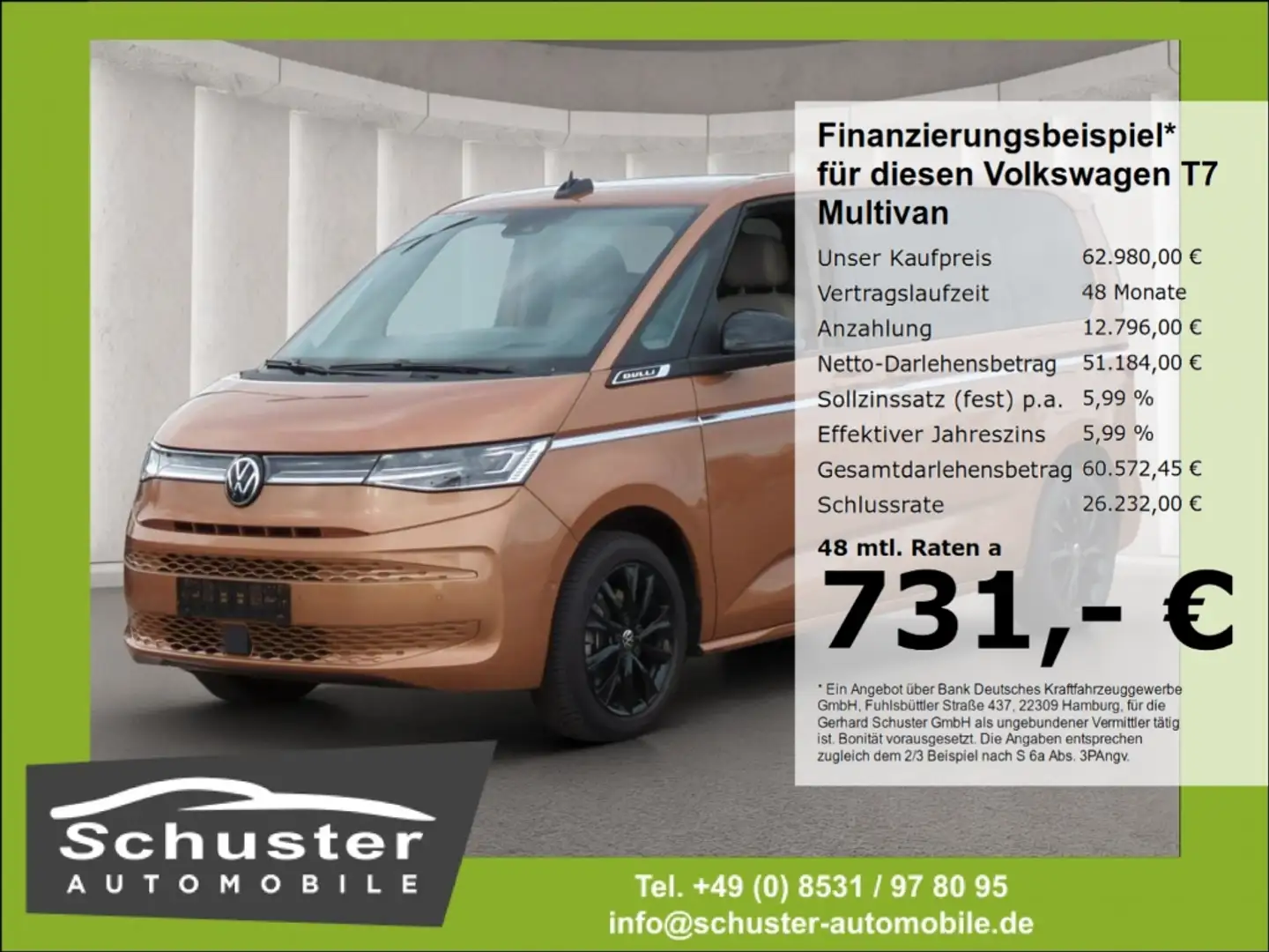 Volkswagen T7 Multivan Style TSI*StndHzg Panodach 360°Kam Bronze - 1