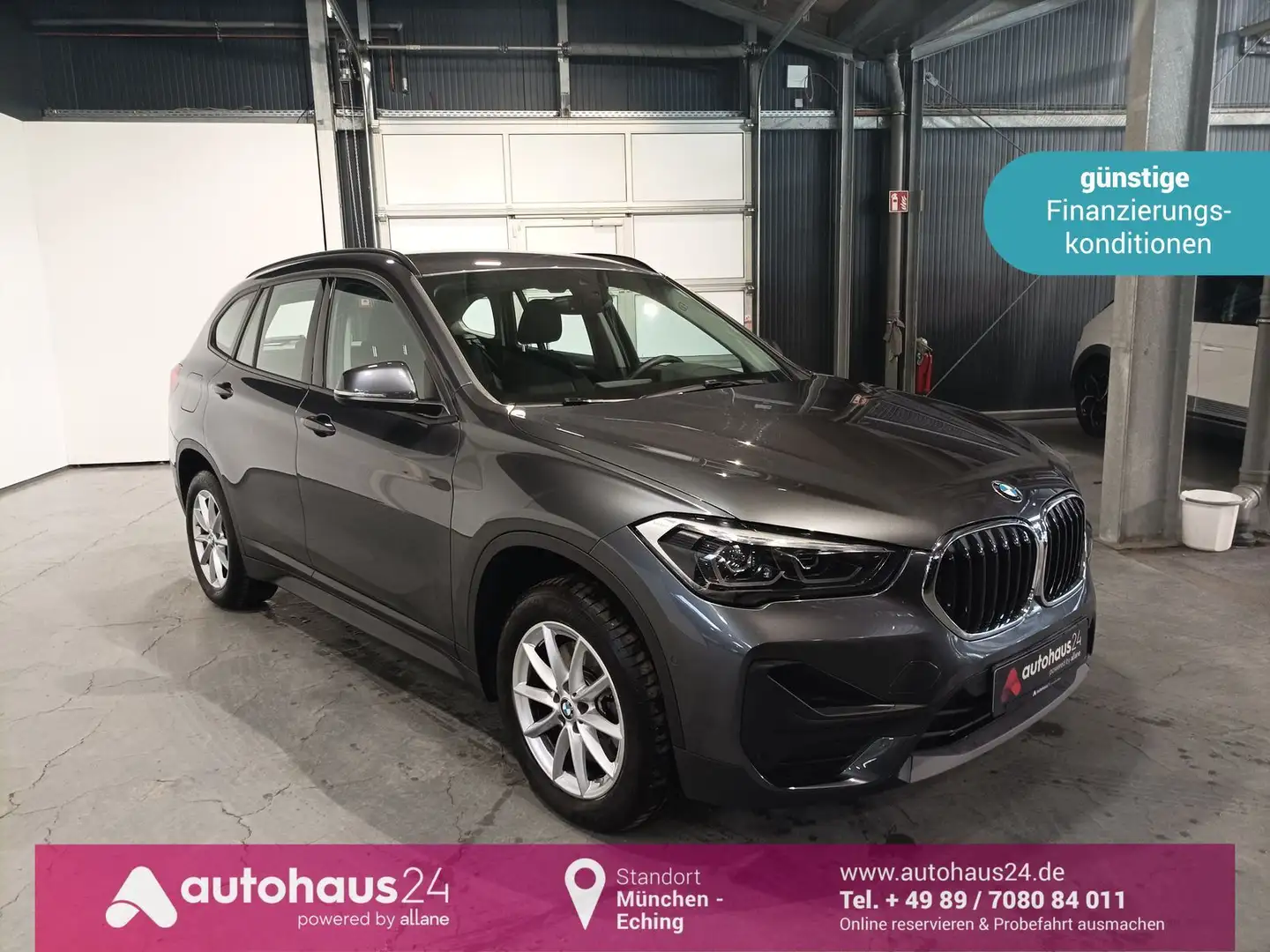 BMW X1 xDrive20i Advantage LED|Navi|ParkPilot|AHK Grijs - 1
