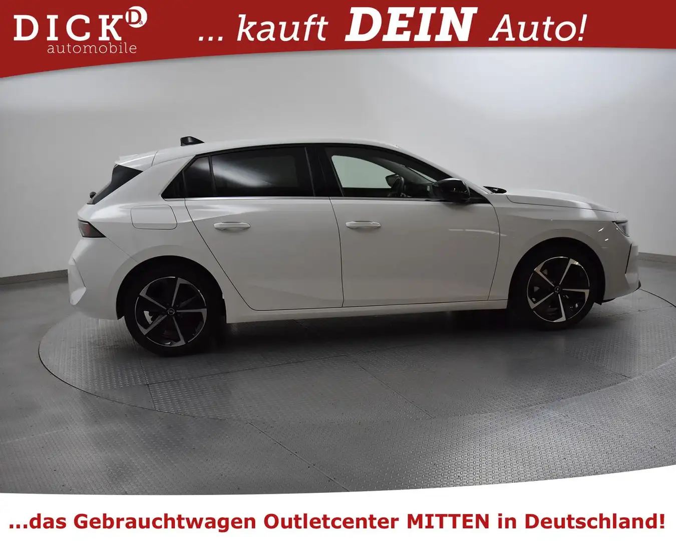 Opel Astra 1.5d Aut Busi Elegan NAV+VIRTU+KAM+LED+ACC Weiß - 2