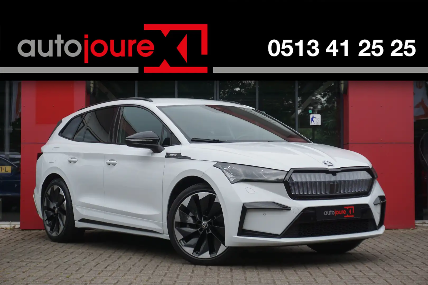 Skoda Enyaq iV 80 Sportline | Origineel NL | 1ste Eigenaar | A Wit - 1