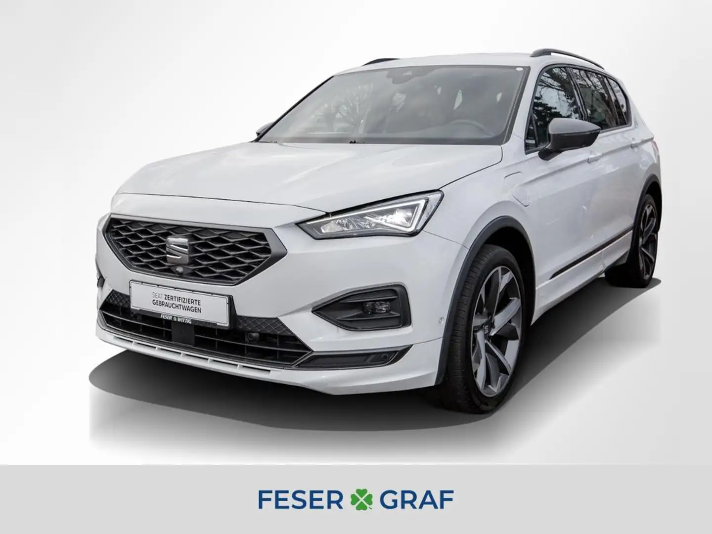 SEAT Tarraco 1.4 TSI Hybrid DSG FR LED/Navi/ACC/ALU19 Weiß - 1