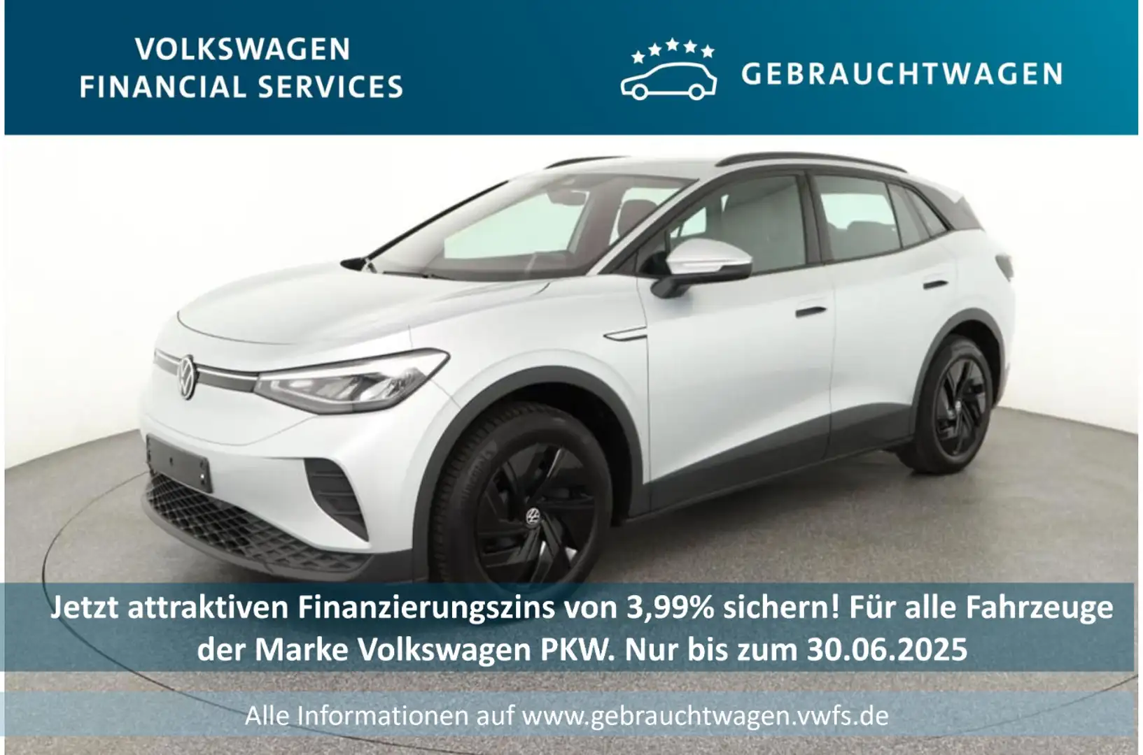 Volkswagen ID.4 Pure 109kW RFK*PDC*Tempo*Klima*SH Stříbrná - 1