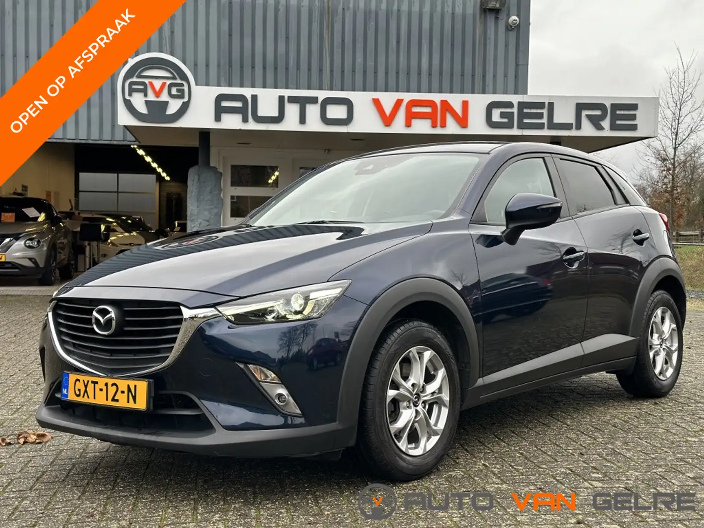 Mazda CX-3 2.0 SkyActiv-G 120 Dynamic Navi*PDC*XENON*Cruise*S Blauw - 1