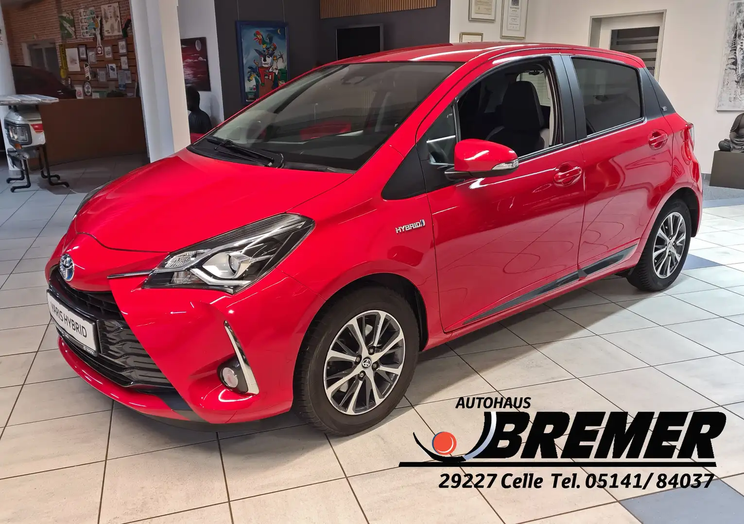 Toyota Yaris Yaris Hybrid Hybrid 1.5 VVT-i Y20 + Allwetter+ Rot - 1