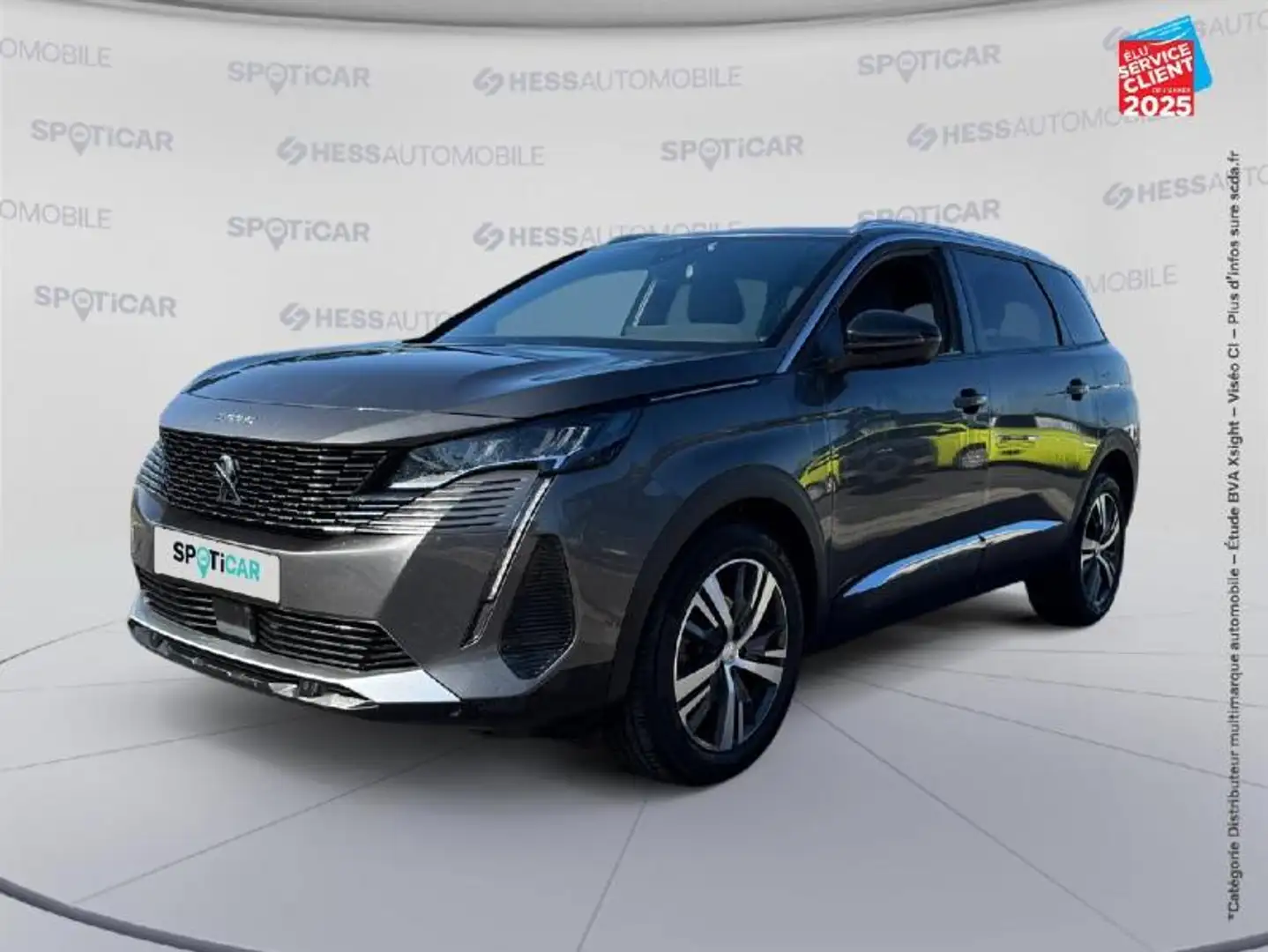 Peugeot 5008 1.2 PureTech 130ch S/S Allure Pack EAT8 GPS Camera Gris - 1