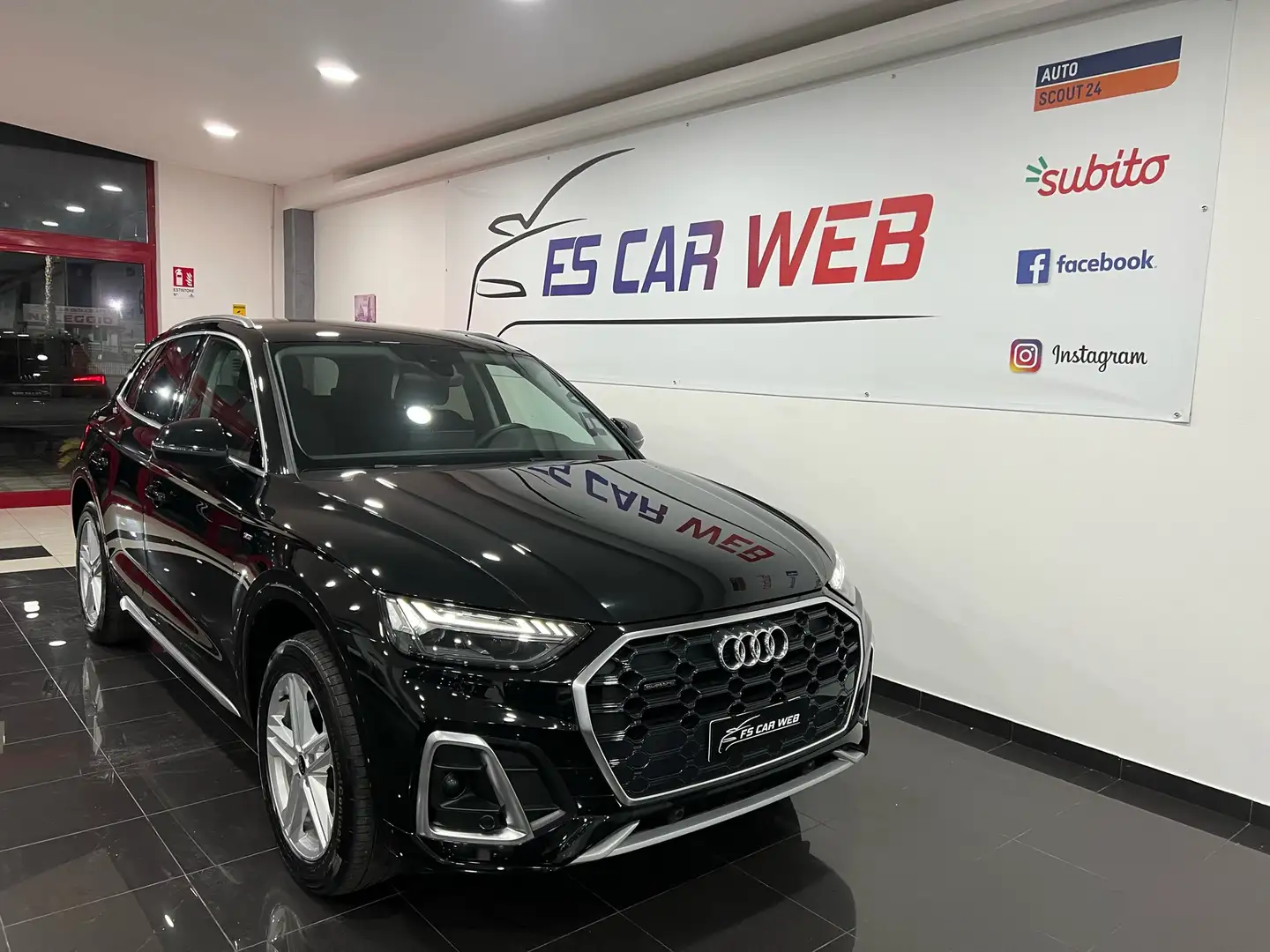Audi Q5 40 2.0 tdi mhev 12V S line quattro s-tronic 204 cv Nero - 1