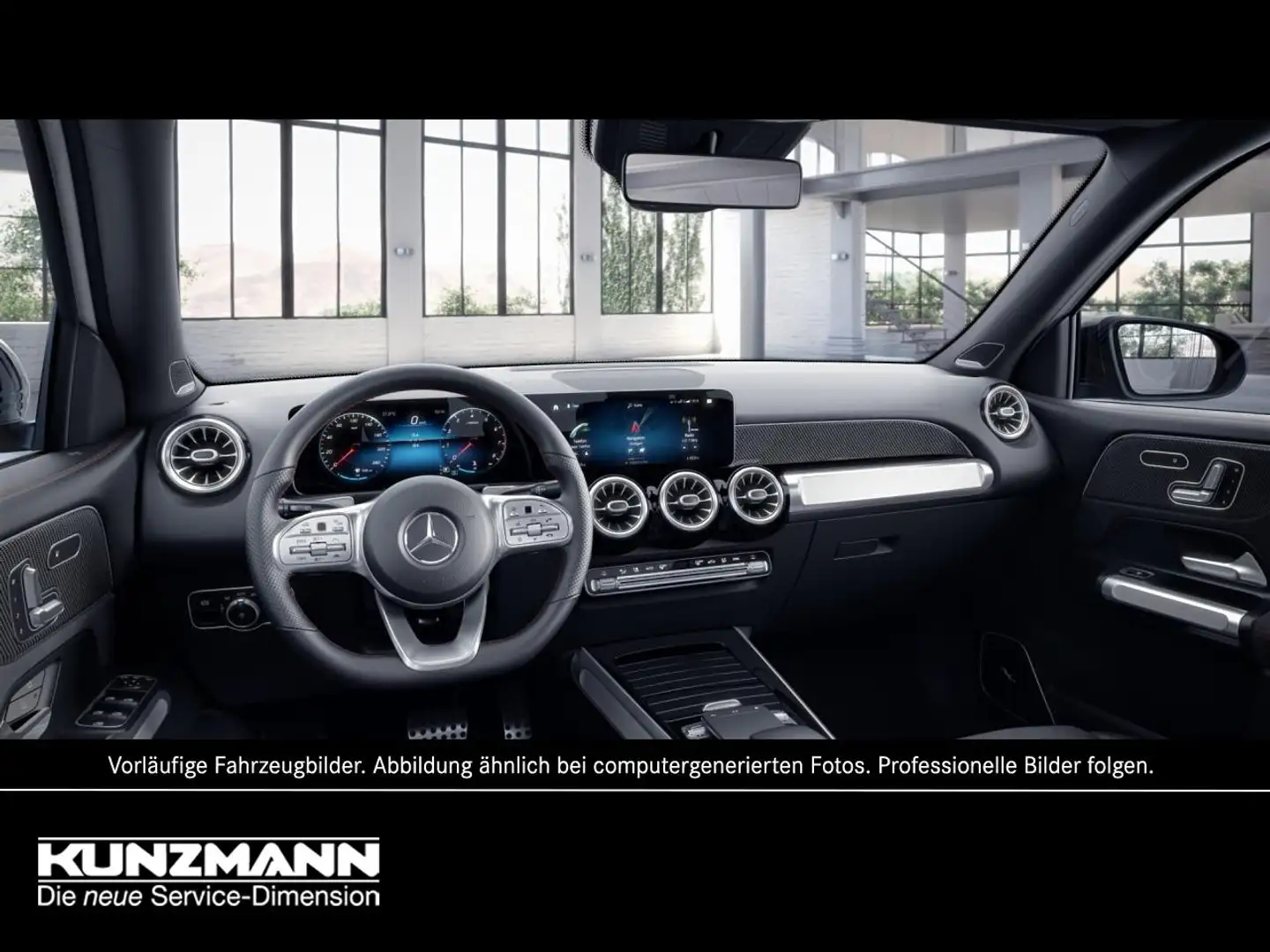 Mercedes-Benz GLB 250 4M AMG Night MBUX Navi Distronic Panorama Alb - 2
