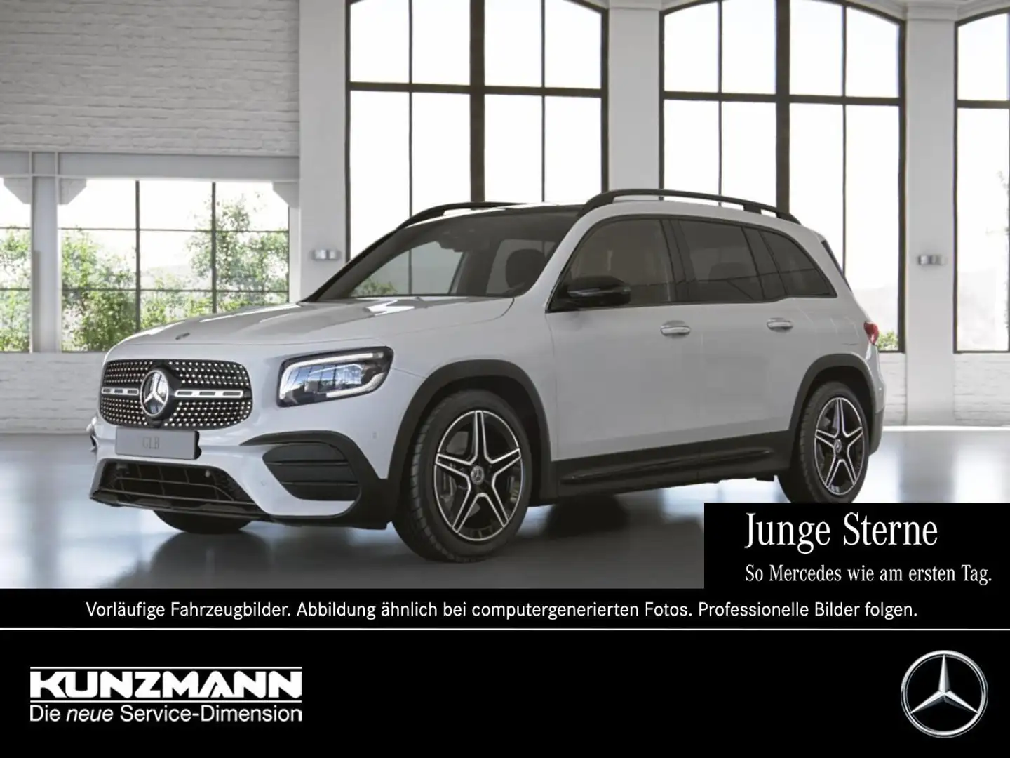 Mercedes-Benz GLB 250 4M AMG Night MBUX Navi Distronic Panorama Alb - 1