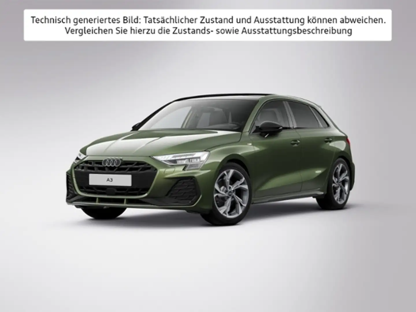 Audi A3 Sportback S line S 35 TFSI 110(150) kW(PS) S tron Grün - 2