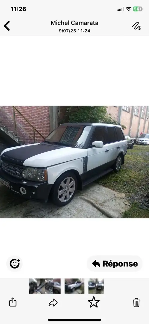 Land Rover Range Rover 3,6 VOGUE ⚠️⚠️ CASSE MOTEUR ⚠️⚠️ White - 2