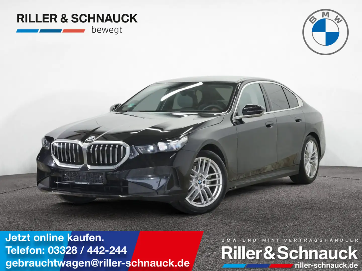 BMW 520 d xDrive STANDHZG+HUD+360°KAM+ACC Schwarz - 1