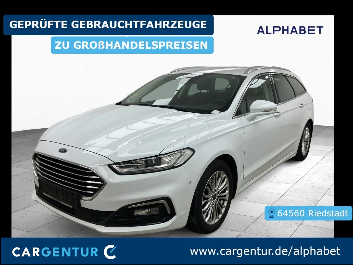 Ford Mondeo 2.0 EcoBlue Titanium AHK SpoSi Wit - 1