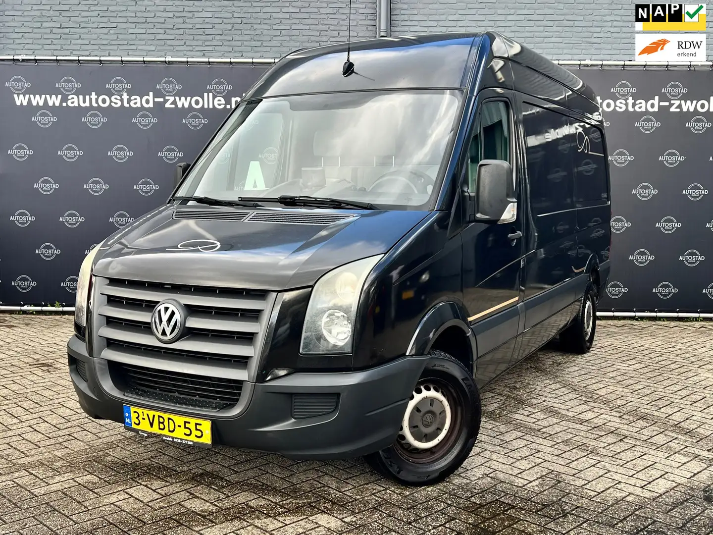 Volkswagen Crafter 50 2.5 TDI L2 H2 / APK / Airco / 3 Zits / NAP / Tr crna - 1