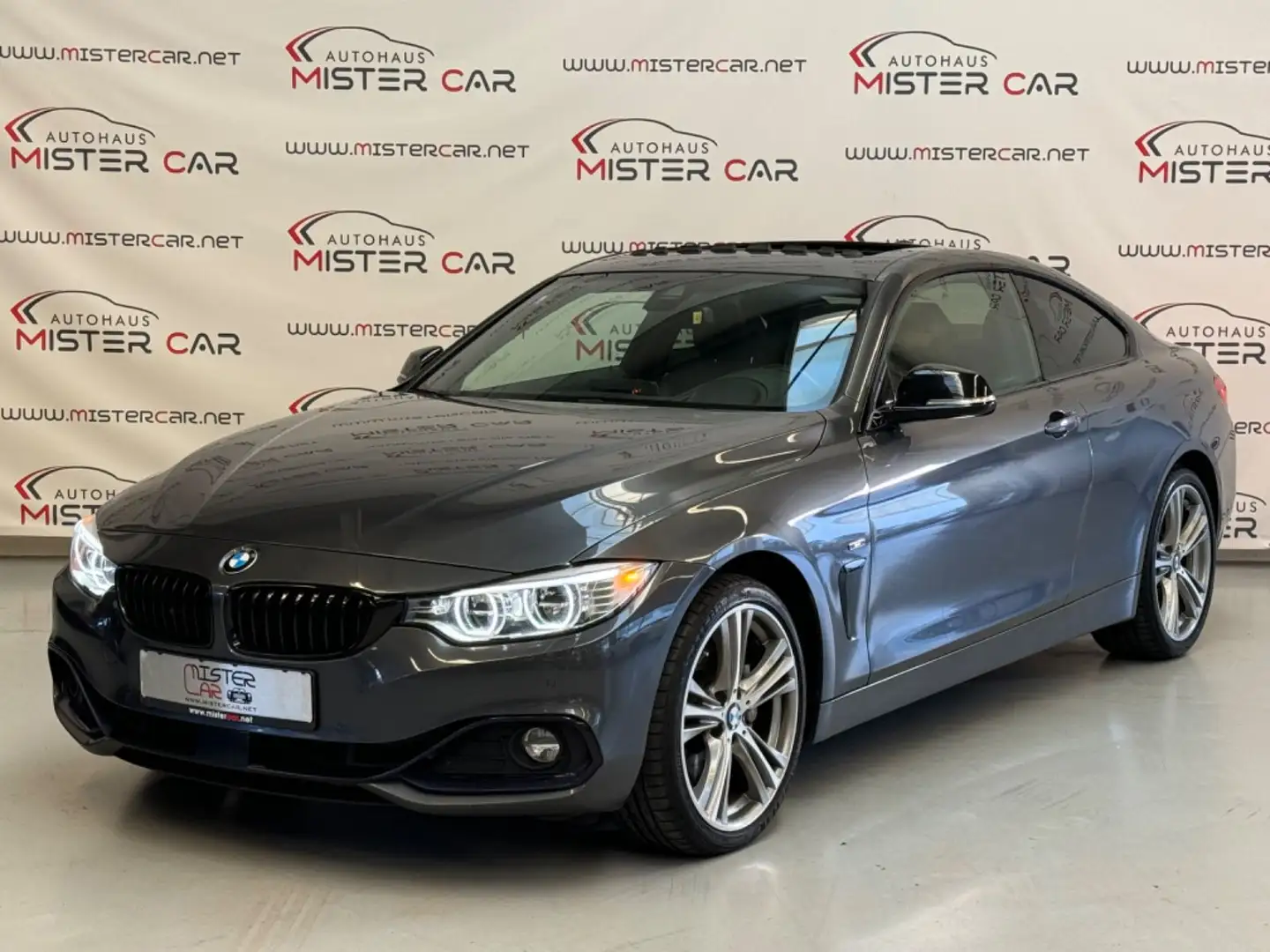 BMW 435 i Coupe xDrive ACC/LED/GSHD/KAM/HUD/H&K/VOLL Grau - 1