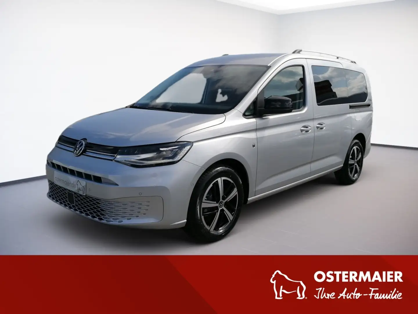 Volkswagen Caddy Maxi Life 7-Sitzer 2.0 TDI EU6 SCR DSG LED.AHK.Nav Silber - 1