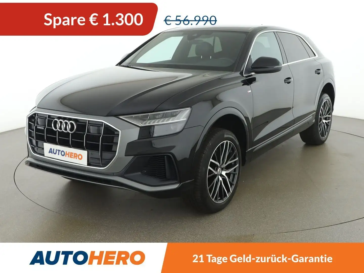 Audi Q8 50 TDI quattro S Line Aut. *LED*ACC*SPUR*TOT* Schwarz - 1