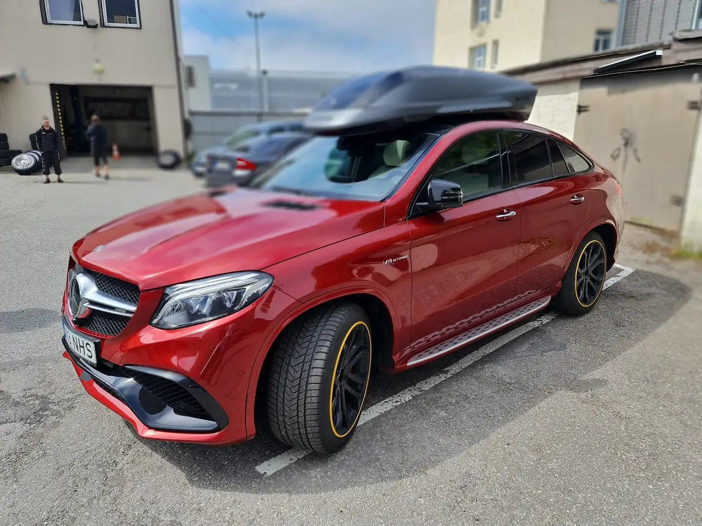 Mercedes-Benz GLE 63 AMG Coupe S 4Matic Speedshift 7G-TRONIC Roşu - 2