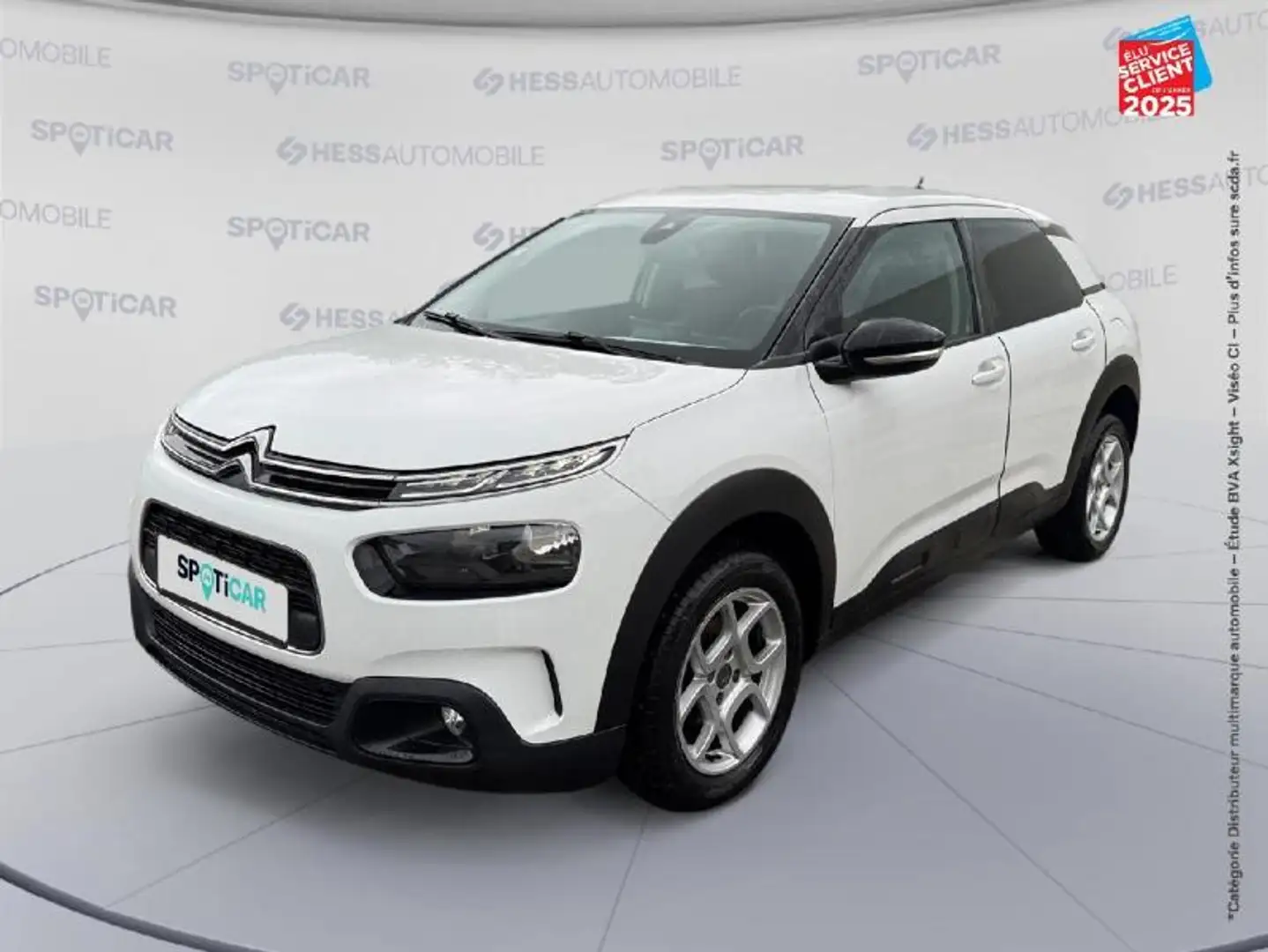 Citroen C4 Cactus PureTech 110ch S/S Feel E6.d-TEMP GPS Radar AR Carplay Blanc - 1