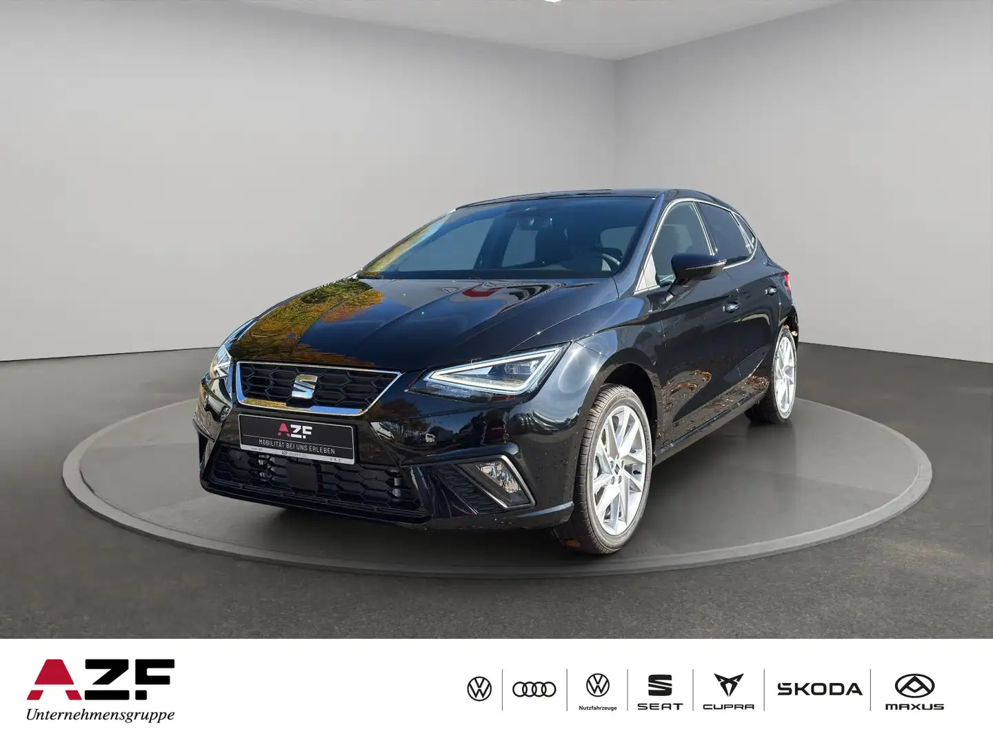 SEAT Ibiza FR 1.0 TSI DSG+SHZ+VollLED+Pano+Kamera+Kes Schwarz - 1