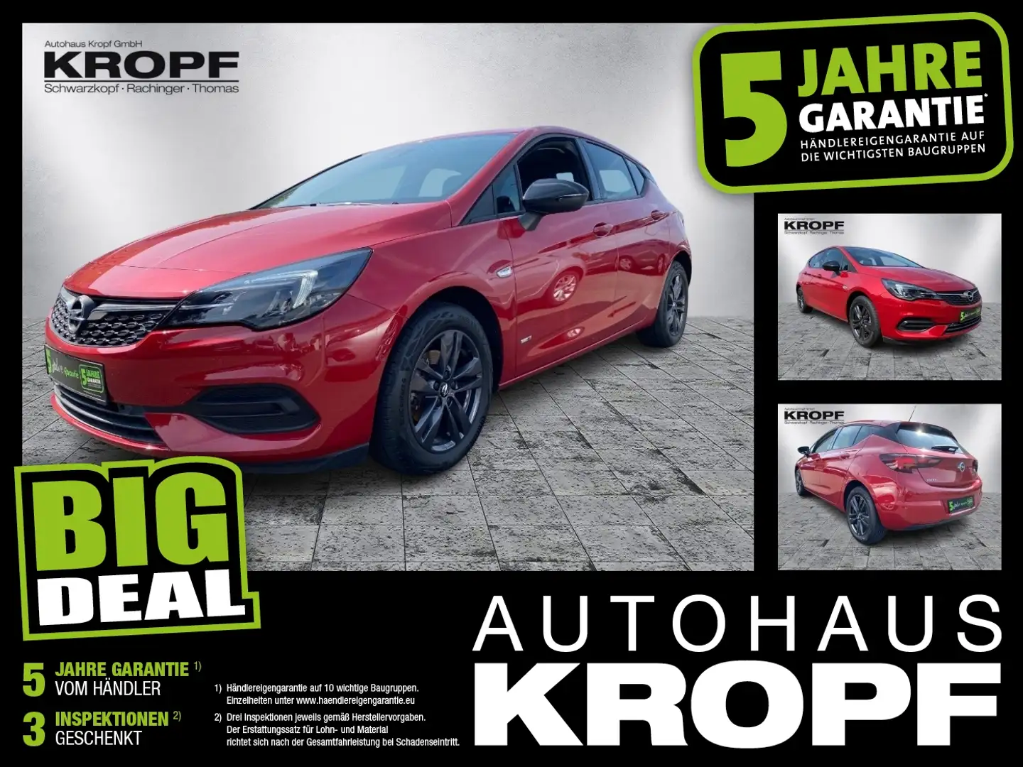 Opel Astra K 1.2 Turbo  Design & Tech Rood - 1